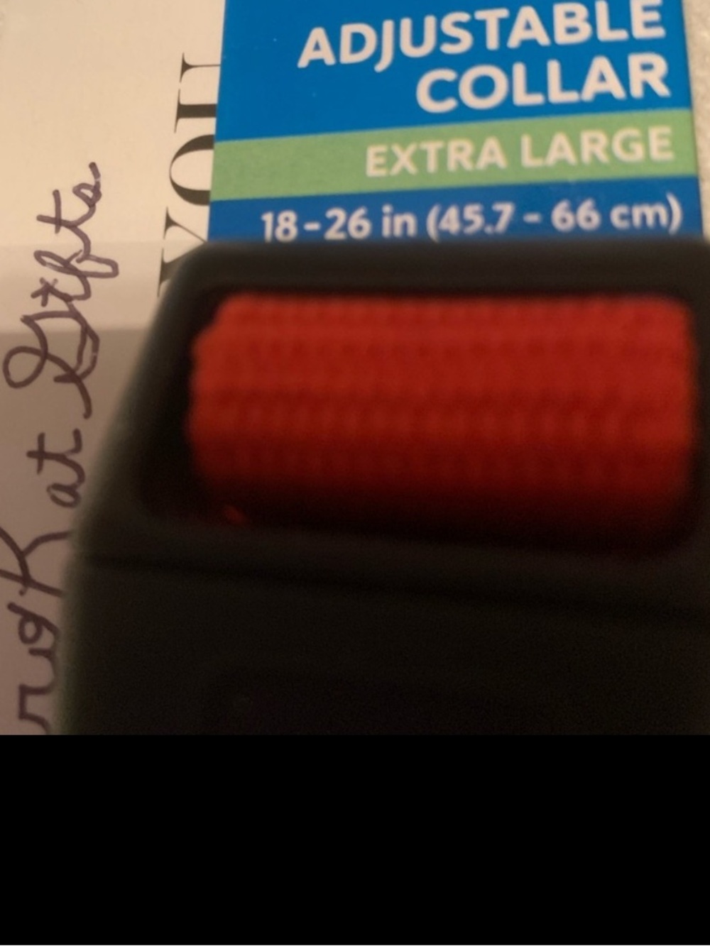DOG COLLAR Extra Large size. Red 18“- 26”inches PET Dog Adjustable collar NEW
